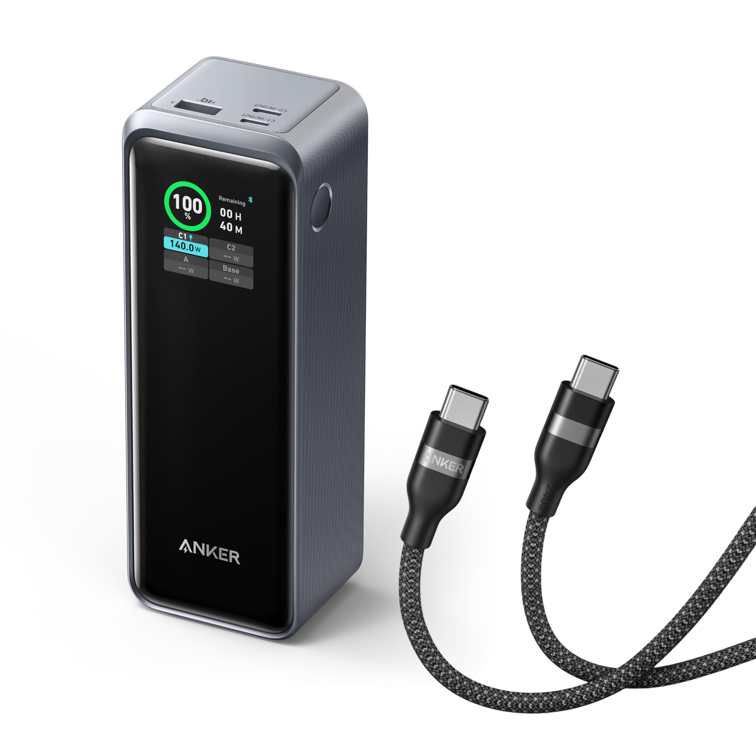 Anker Prime Power Bank 27.650 mAh 3 portas 250 W, Carregador