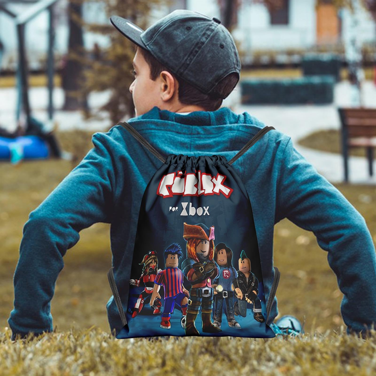 Roblx Gym Bag, Roblx Sac De Sport, Sac Piscine, Sac De Sport Pour Adolescents, Sac à Dos Léger Pour Le Sport, la Natation, l'École Et Les Voyages, Idéal Pour Les Fans