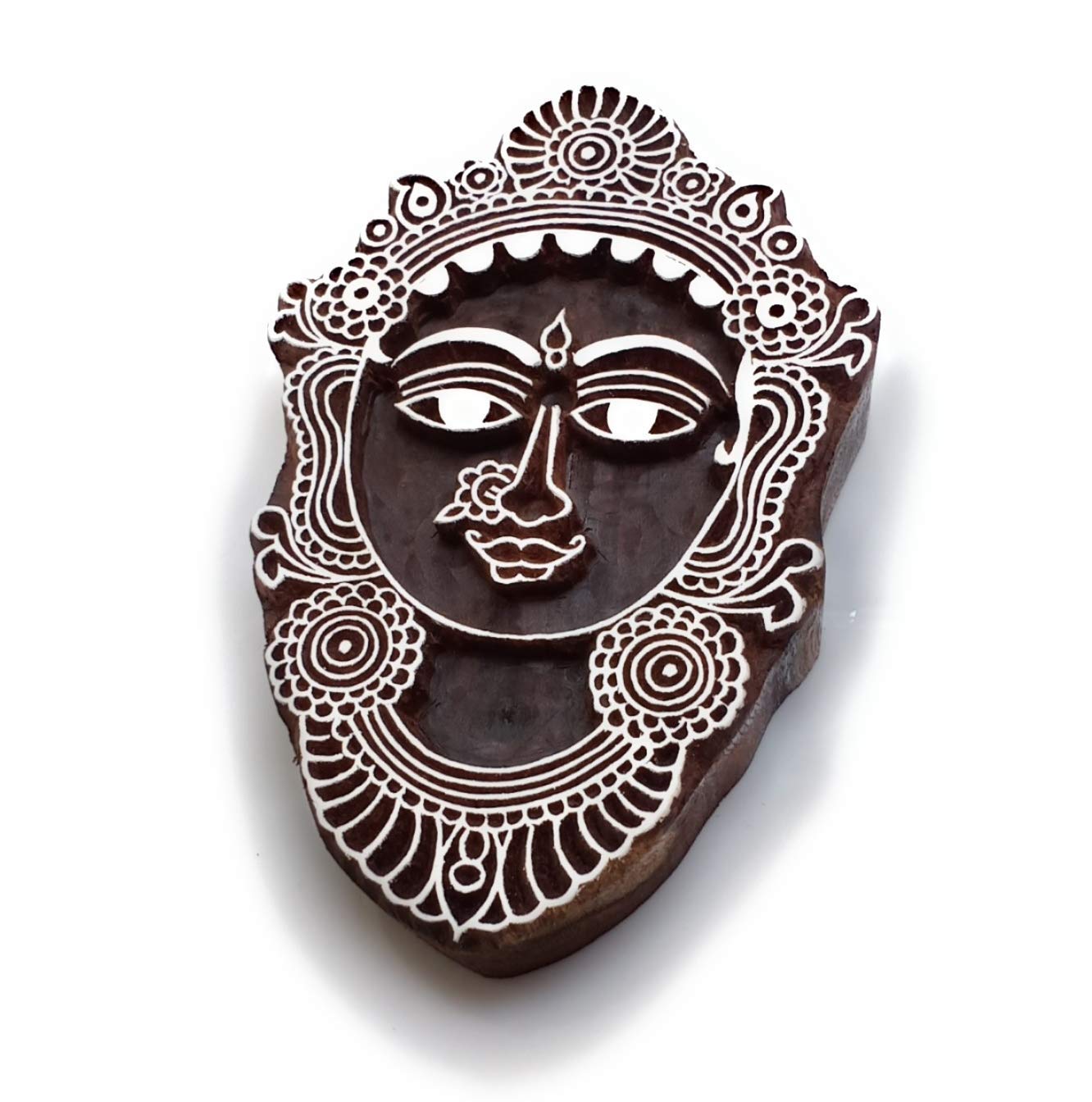 A.blocks Arts Big Wooden Printing Block Devi Face (6 Inch) (B089R7VPTZ) Amazon Price History, Amazon Price Tracker