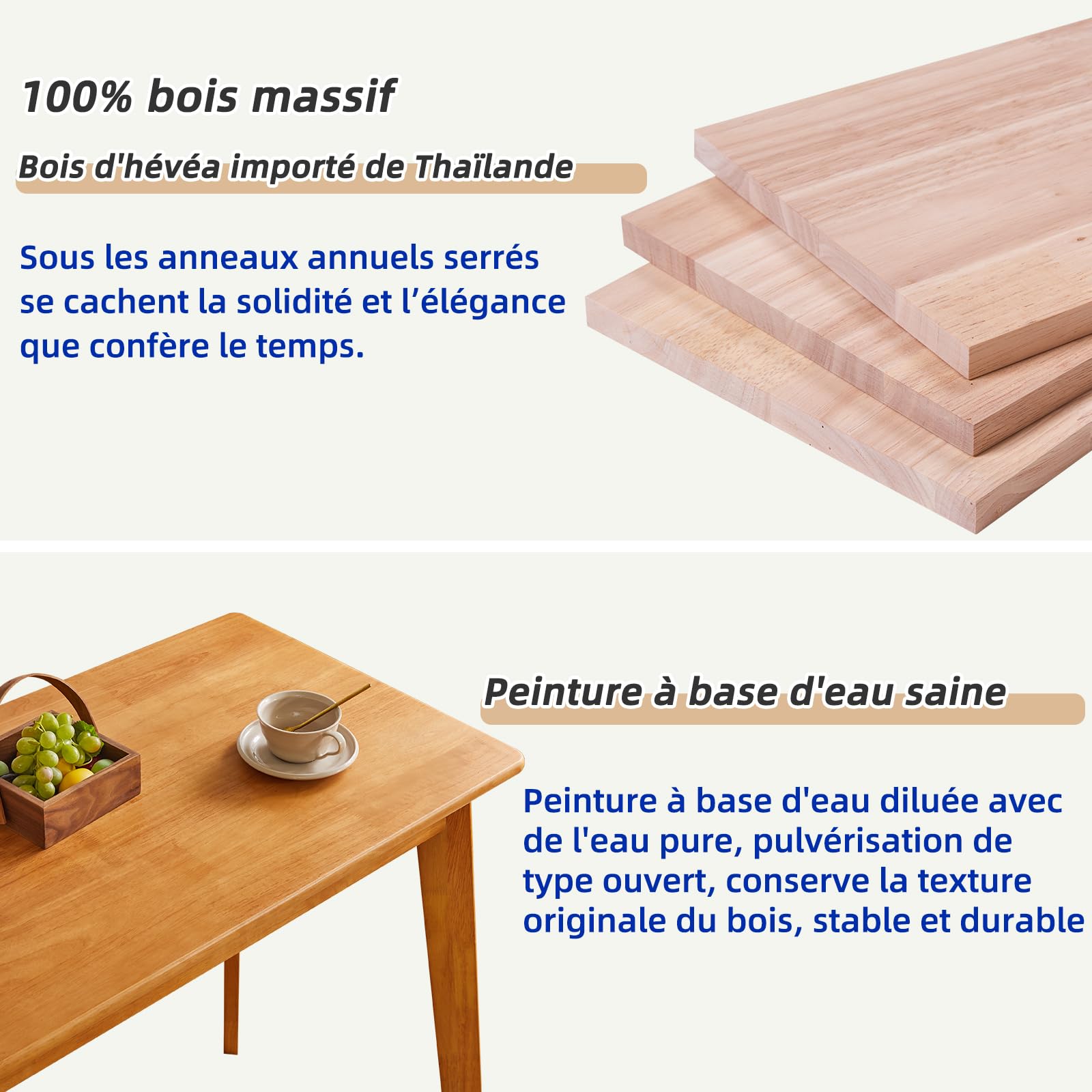 Aibiju Bureau D'écriture en Bois avec Tiroir Petite, Table de Bureau D'ordinateur, Petite Table de Salle à Manger en Bois Couleur Bois de Cerisier YD-WD01N
