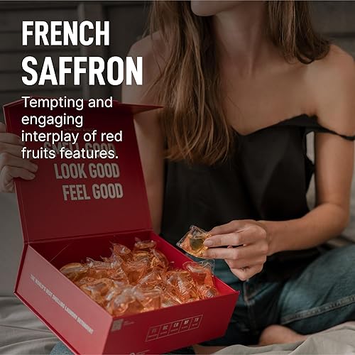 Miniatura 10 de Laundry Sauce - Cápsulas de detergente perfumado de lujo y paquete de refuerzo de aroma (pachulí indonesio), cápsulas de lavado de ropa premium con