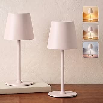 Rechargeable Table Lamp 2 Pack...