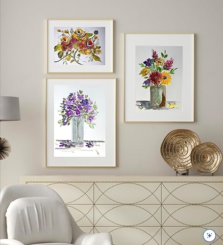 Miniatura 5 de Tarjeta Flores pintadas a mano