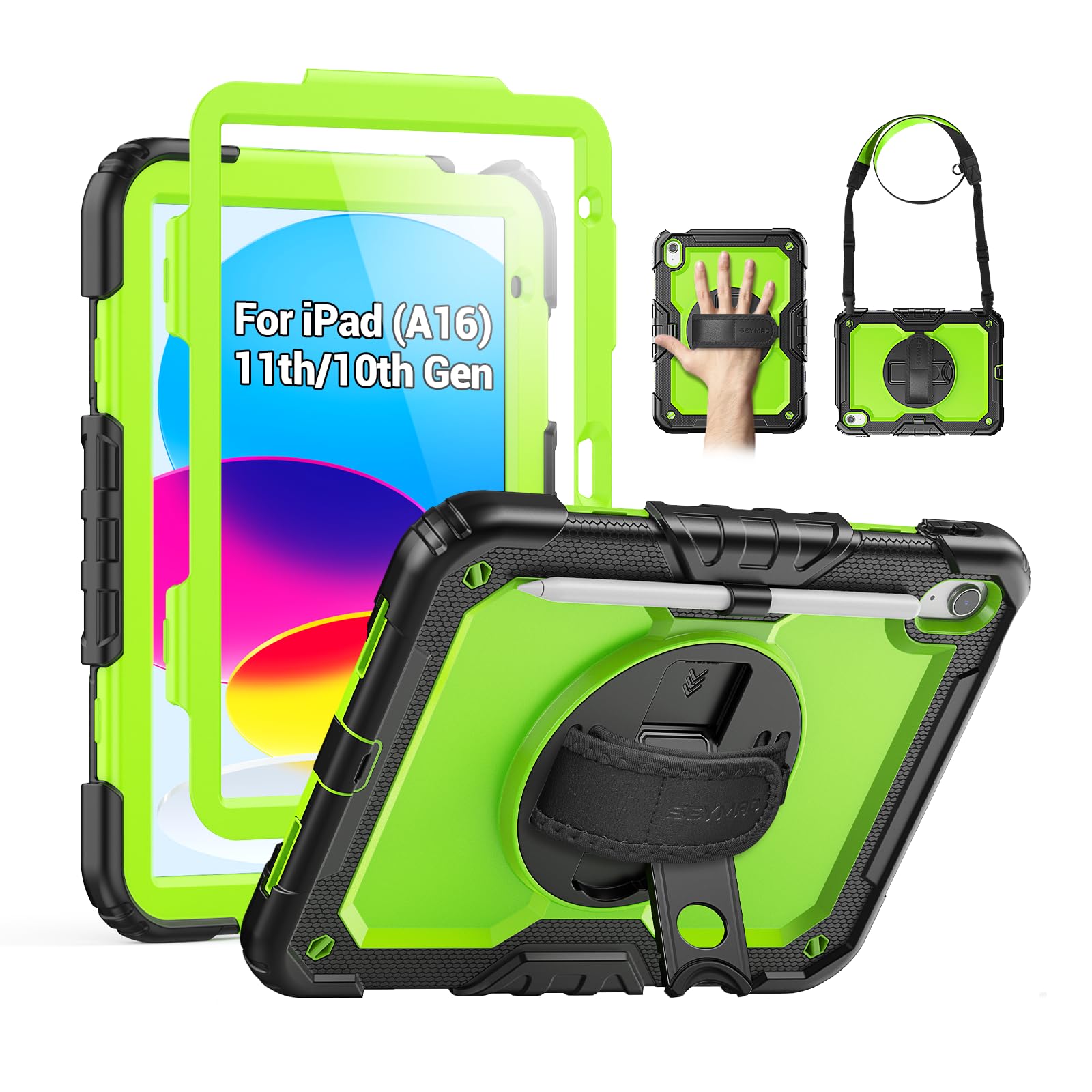 SEYMAC Case for iPad Air 5th/4th Generation 10.9 Inch, Black — Amazon image 19