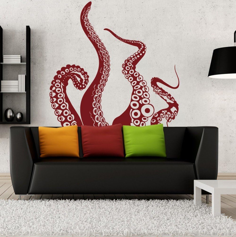 Large Kraken Octopus Tentacles Vinyl Wall Decal-Choose Any Color