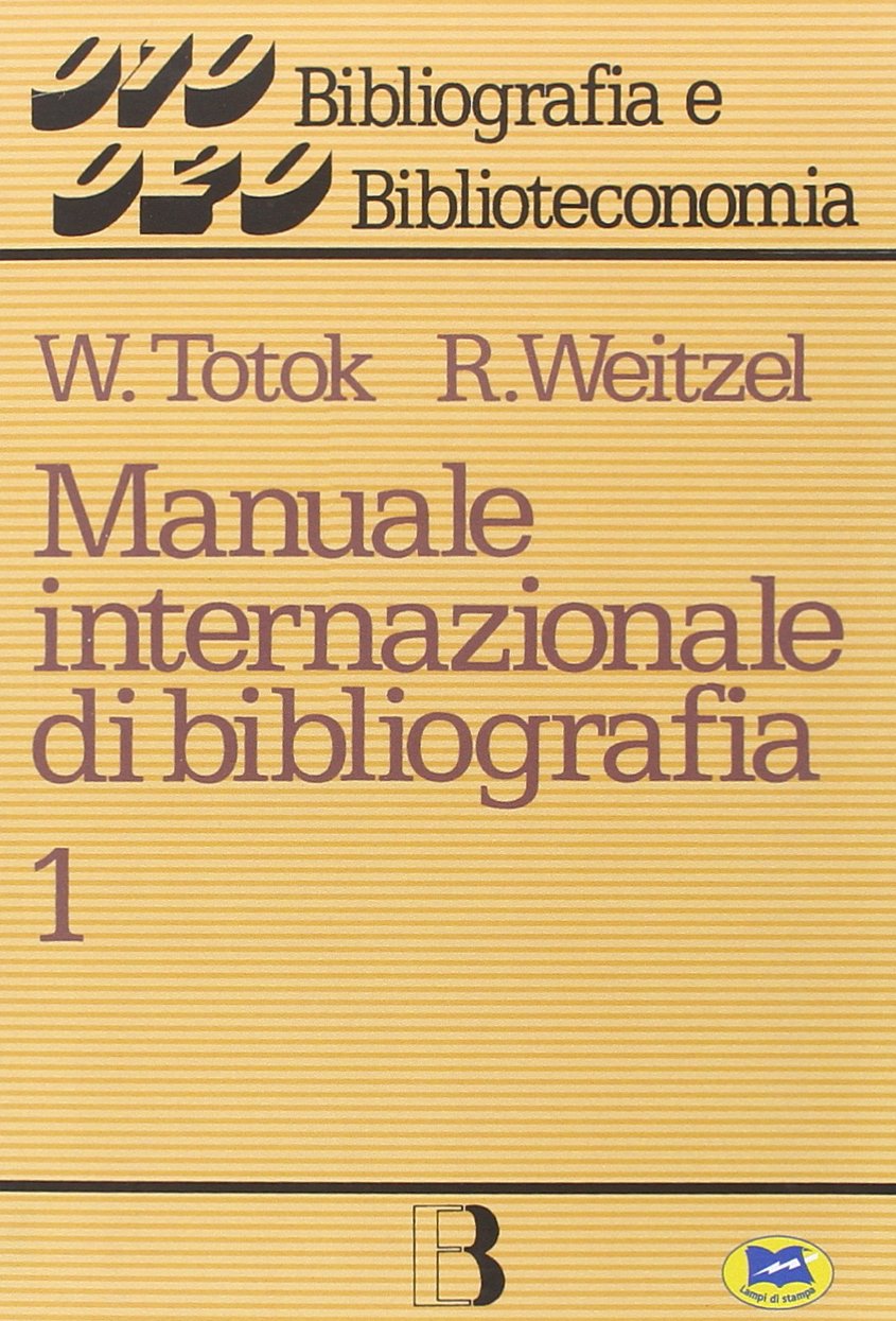 Manuale internazionale di bibliografia