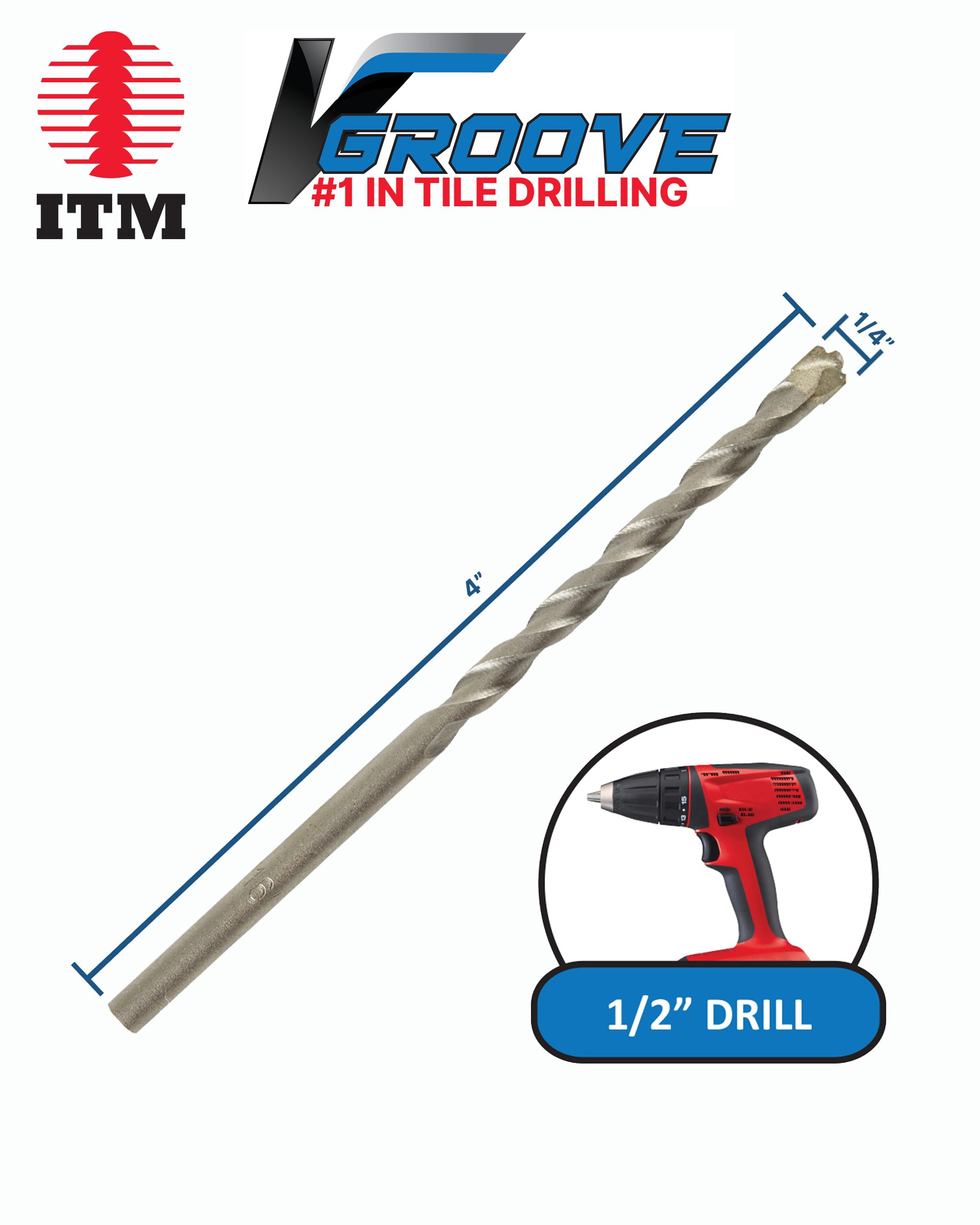 Amazon.com: ITM V-Groove - VG-4003B - 1/4