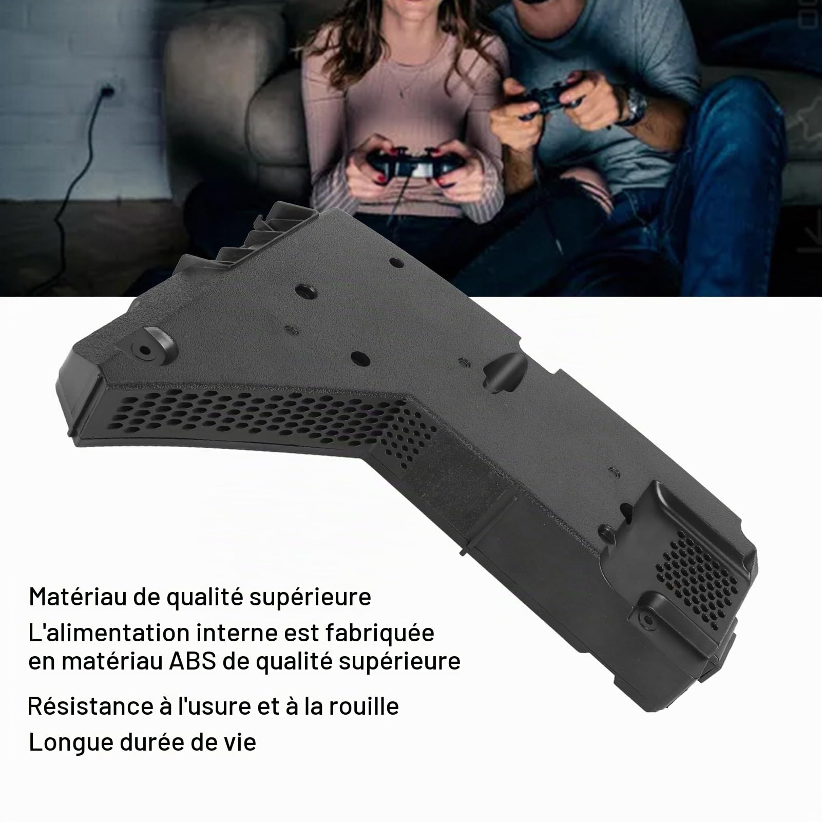 Alimentation Interne pour Console PS5, ADP 400FR PA 1401 JT3 100-127V 200-240V, compatibilité Parfaite, Longue Durée de Vie, avec Découpes et Interfaces Précises