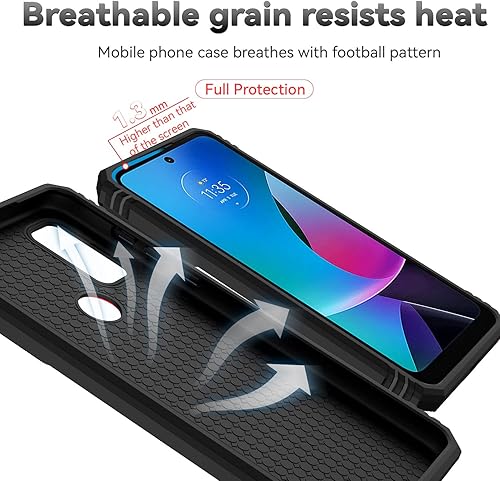 Miniatura 7 de SunStory Funda para Motorola Moto G Play 2023, funda Moto G Pure, Moto G Power 2022 con protector de pantalla HD, cubierta de cámara deslizante y
