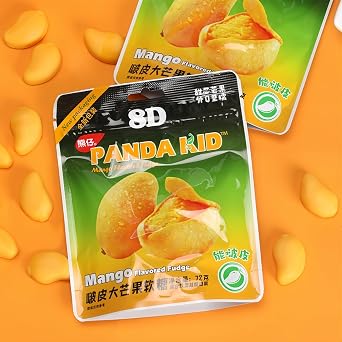 Mango Soft Candy Peeled Gummy High Value Network Celebrity Leisure Snack Fruit 72g