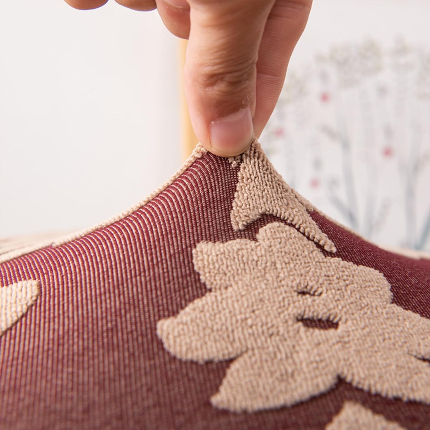 Round Stool Covers Upgraded Bar Stool Seat Covers Elastic Seat Cover Chair Protector Washable Chair Seat Cushion Slipcover Chair,6,6pcs