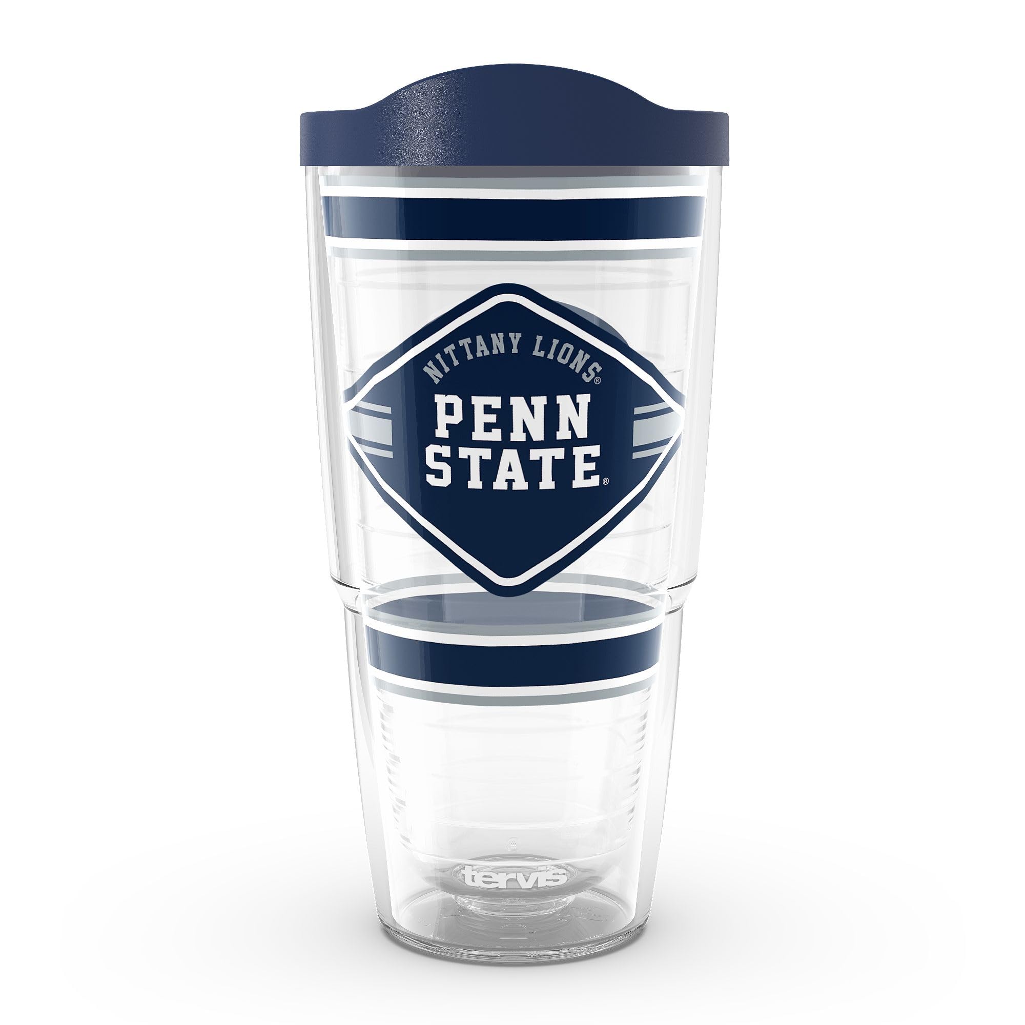 Tervis Penn State Nittany Lions - First String Made in USA Double Walled Insulated Tumbler Travel Cup Keeps Drinks Cold & Hot, 10oz, Classic