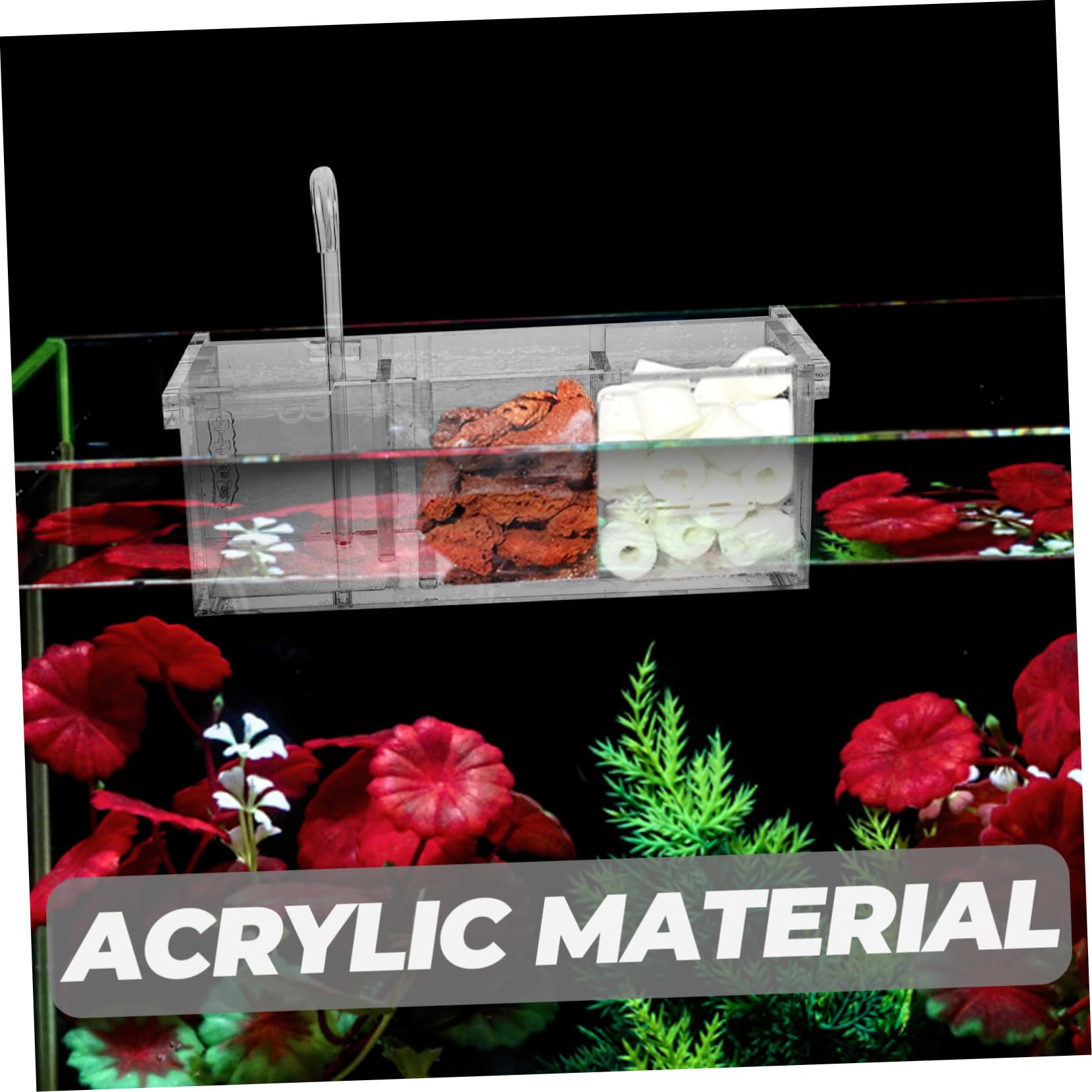Filterbox Für Aquarien Außenfilter Geräuschlos Und Hängend Effektive Wasserreinigung Und Belüftung Verbesserte Version Ohne Wasserpumpe