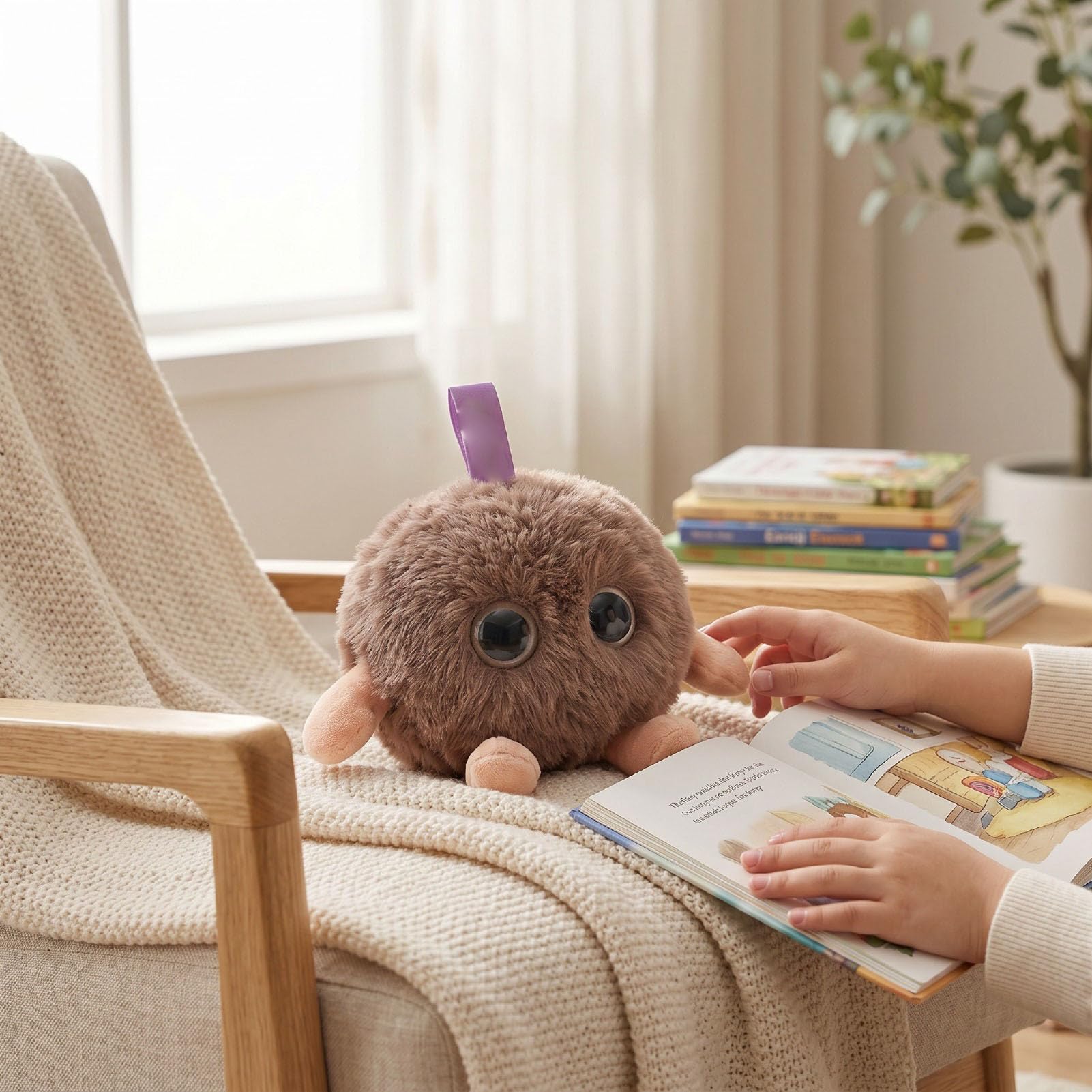 Yctze 8x10cm Juguete de Peluche Gato Inteligente AI para Niños de Aprendizaje y Apoyo Emocional Diálogo Interactivo Multilingüe con Baterí 1000MAH Carga USB Tipo C Compatible