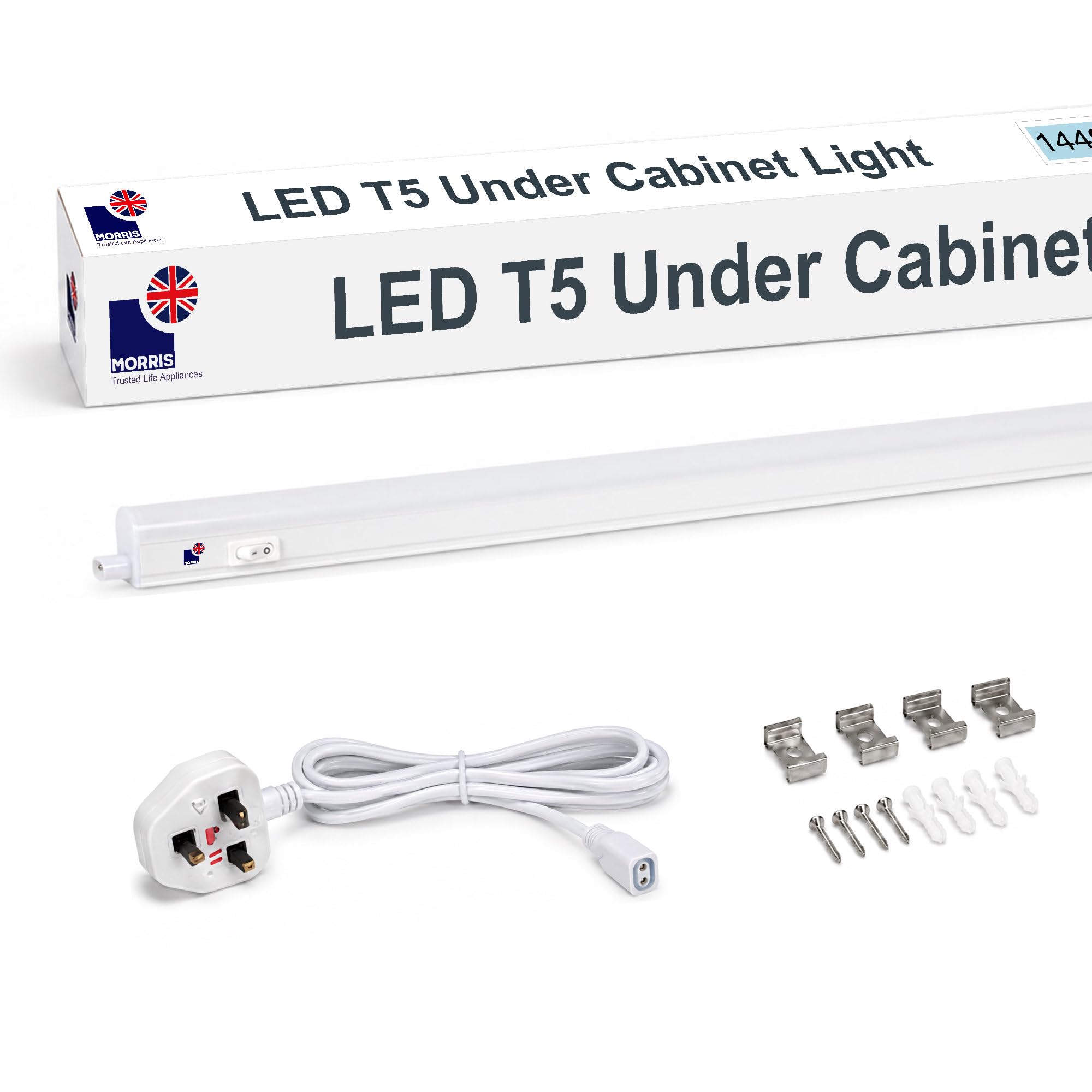 Morris LED Under Cabinet Kitchen Lighting Linkable - 6500K, 1449mm โ image 1