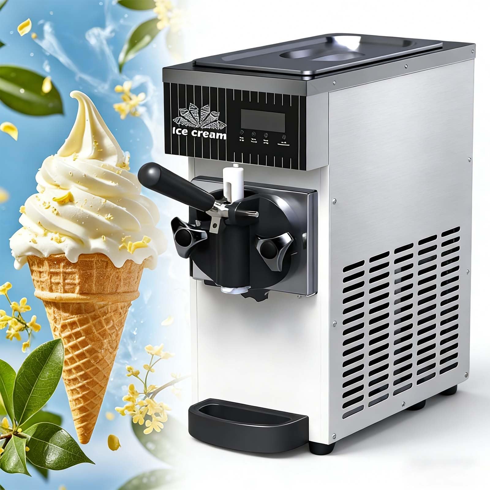 Máquina Comercial De Helado De Un Solo Sabor, Máquina Para Hacer Helado
