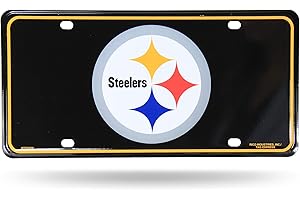 Rico Industries NFL Football Pittsburgh Steelers Primary Metal Tag 6 x 11.5-"