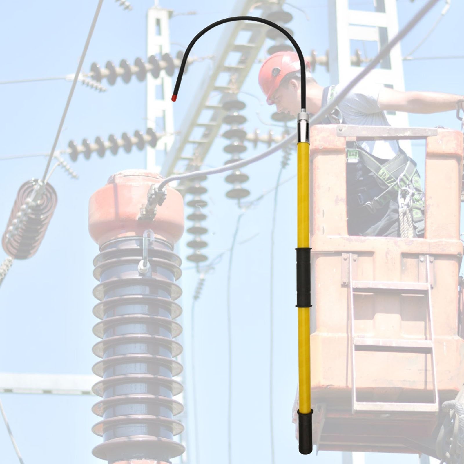 Crochet de sécurité électricien 10-220 kV en résine époxy