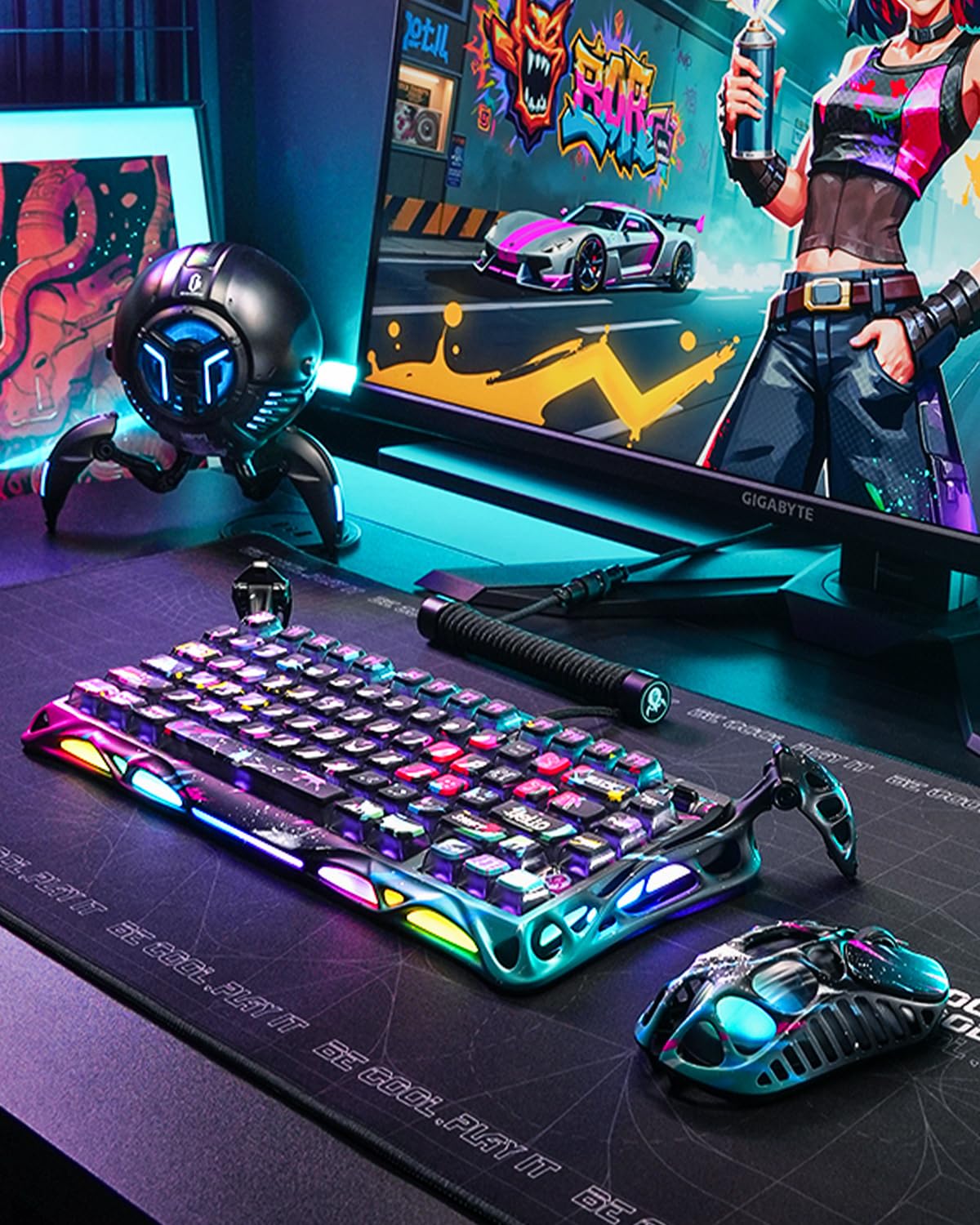 Amazon.com: GravaStar Mercury V75 Gaming Keyboard – Hall‑Effect