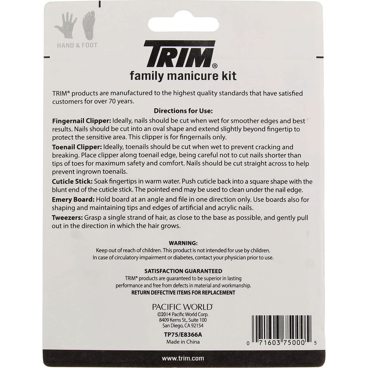 Trim Family Manicure Kit