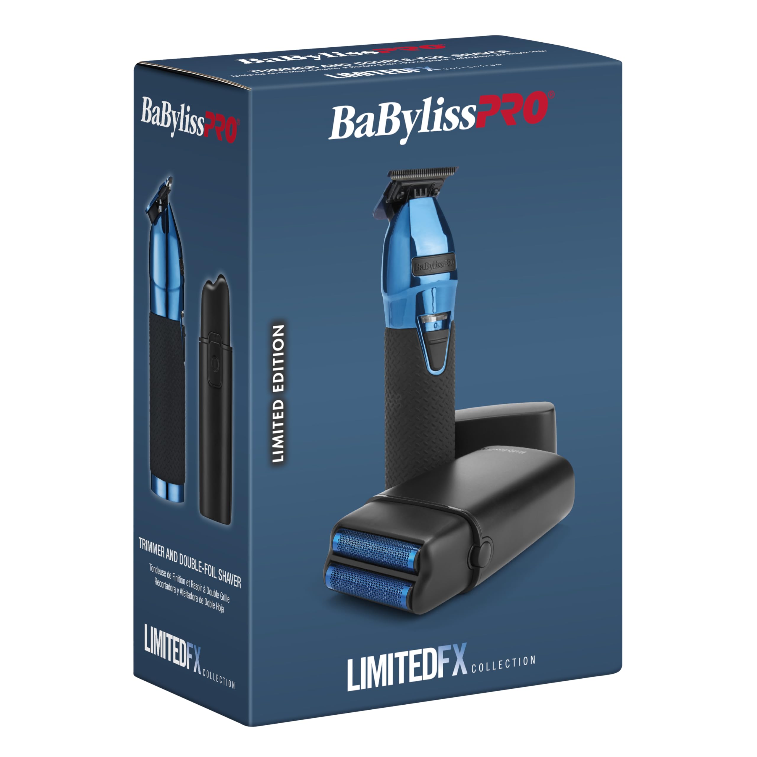 BaBylissPRO LIMITEDFX Trimmer and Shaver Prepack - Black and Blue