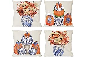 Decorative Chinoiserie Pillow Covers Set of 4