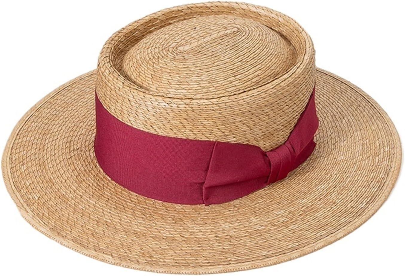 Women's Sun Hats 2026 Spring Summer Palm Leaf Straw Hat for Women Travel Vacation Wide Brim Protection Casual Beach