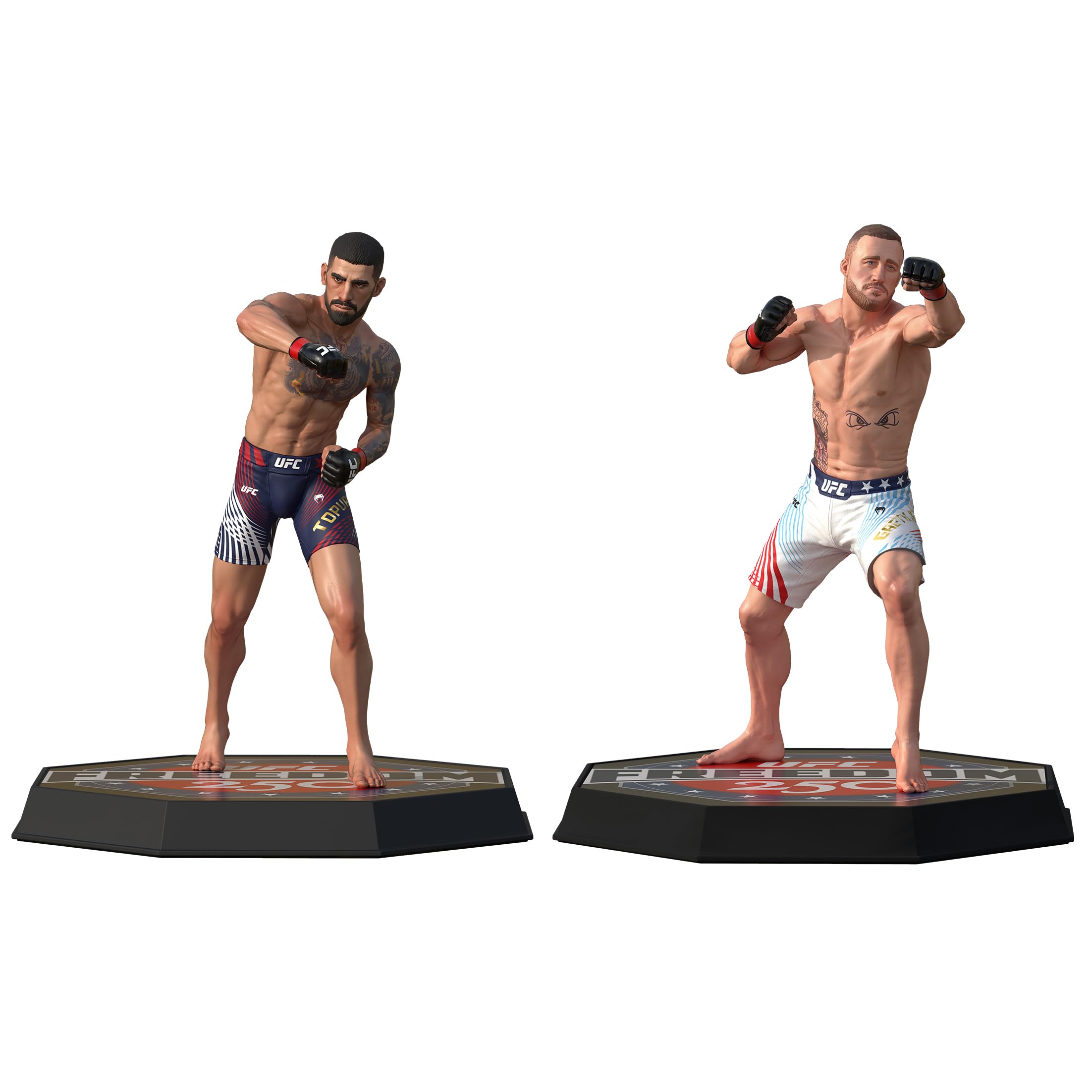 McFarlane Toys- UFC Ilia Topuria vs Justin Gaethje (Freedom 250) 7in Posed Figure 2 Pack McFarlane’s SportsPicks