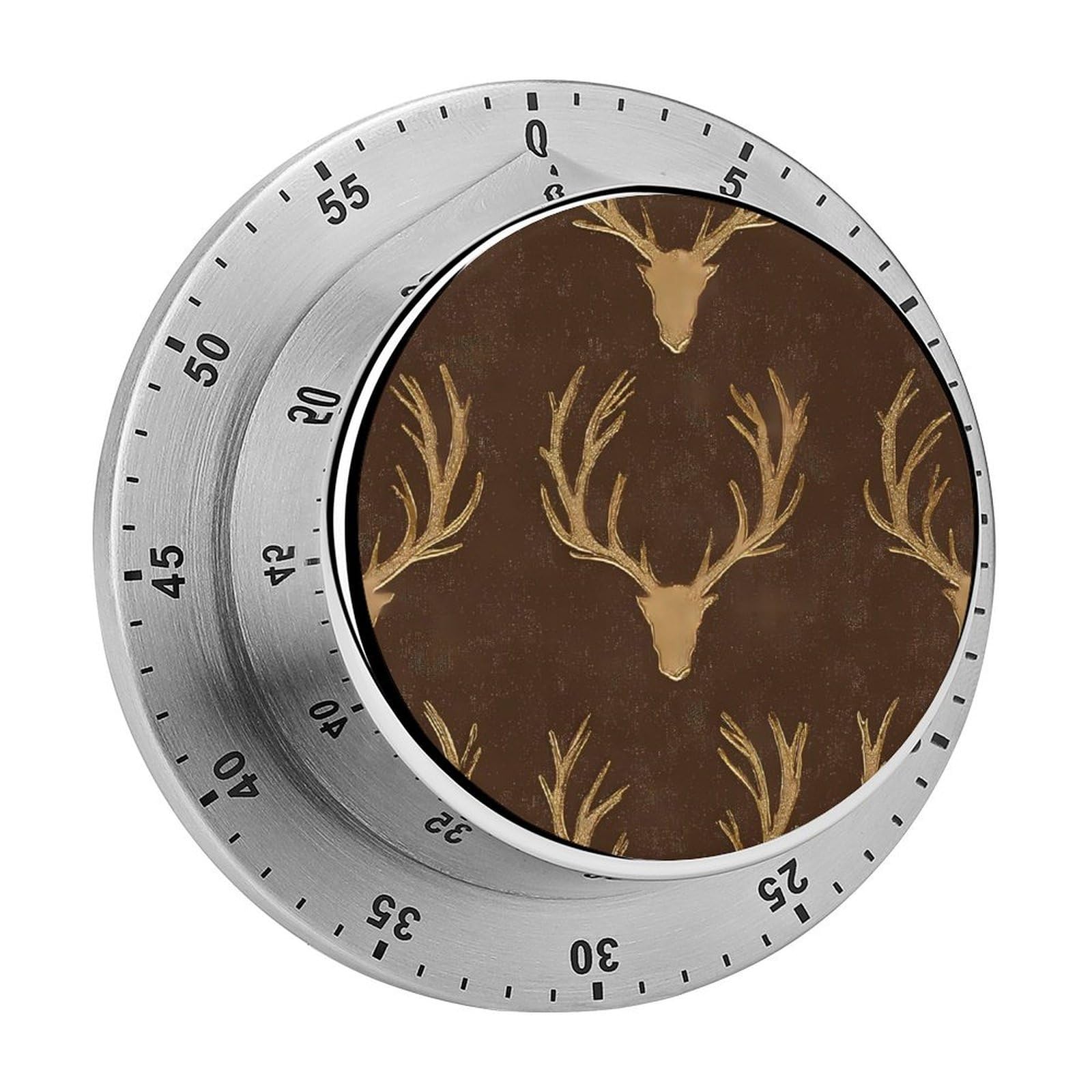Hunting Head Mechanical Timer with Alarm for Kitchen Cooking Productivity Stainless Steel Timers