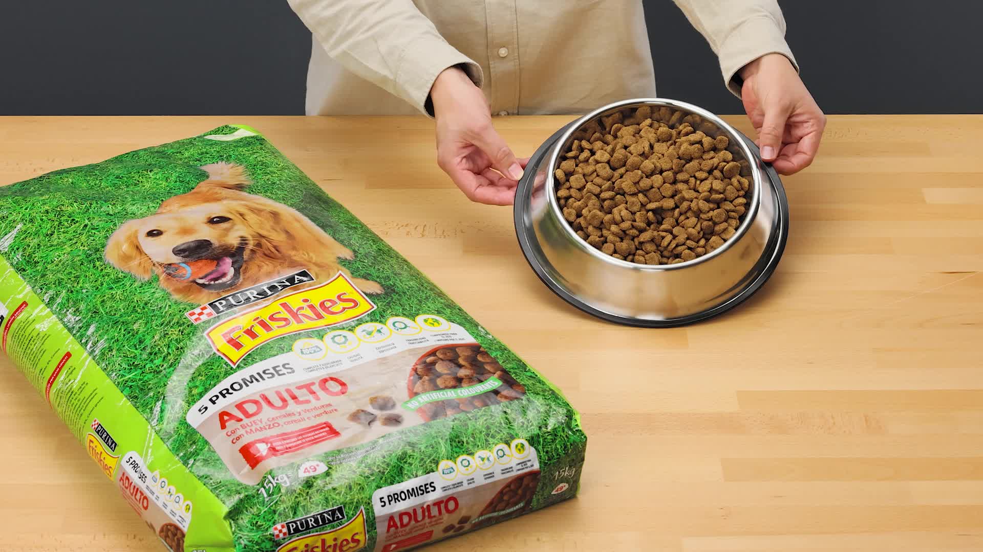 Pienso De Buey Para Perro Maxi Purina Friskies Vitafit Active Saco 15