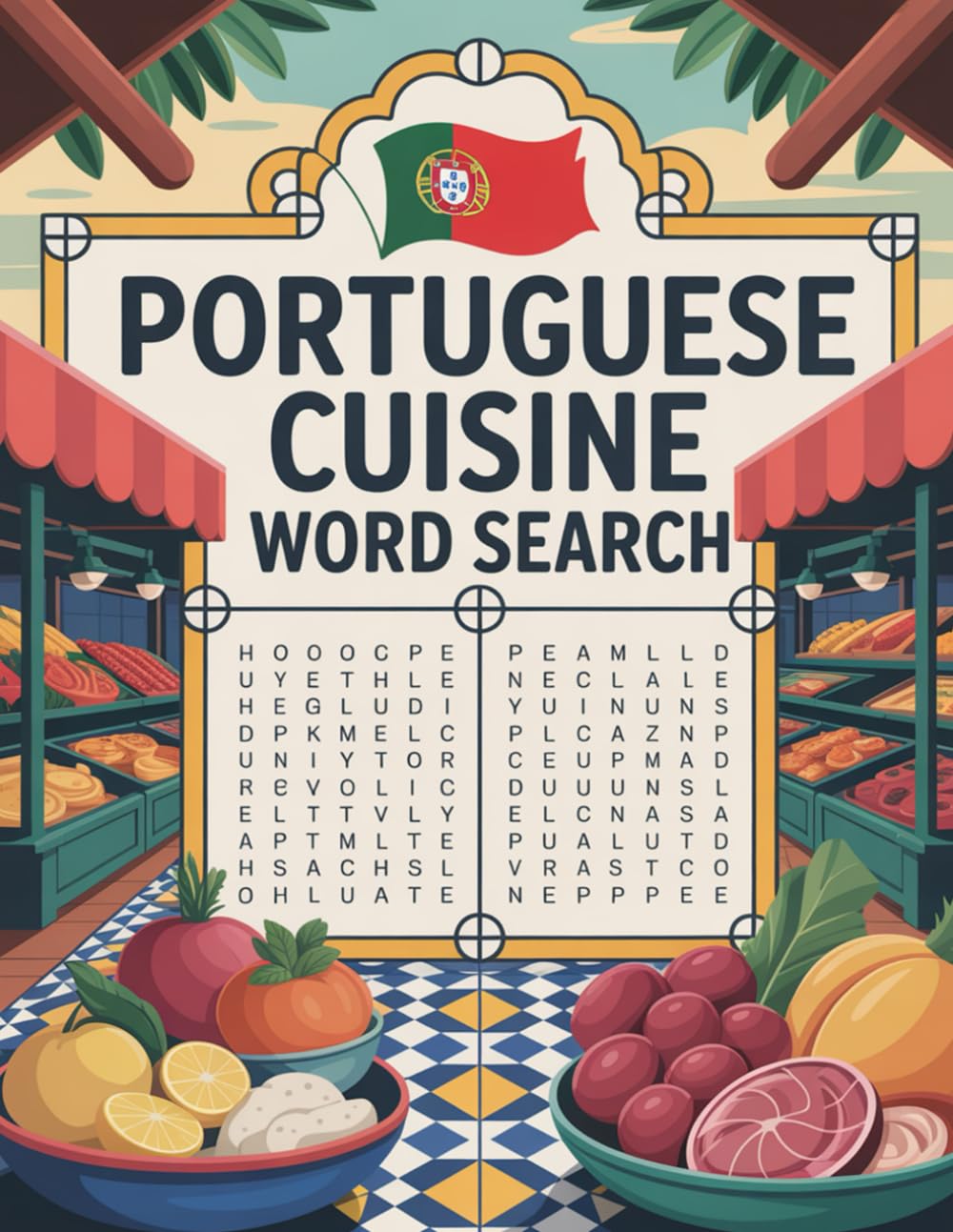 World Flavors: Portuguese Cuisine Word Search — Dishes, Ingredients & Traditions: Large Print (World Flavors: A Global Cuisine Word Search Series)