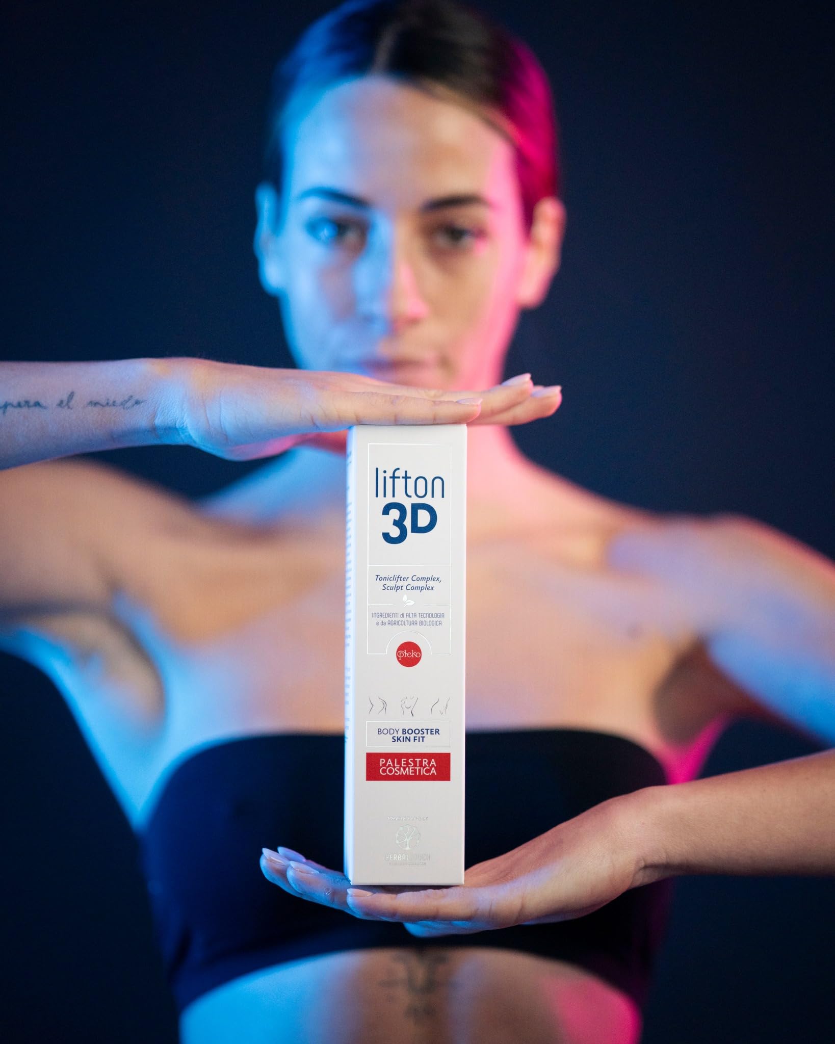 Lifton 3D 200 ml Emulsione corpo rassodante e riempitiva, effetto Lifting istantaneo, pelle tonica e compatta con Collagene, Elastina e Acido Ialuronico