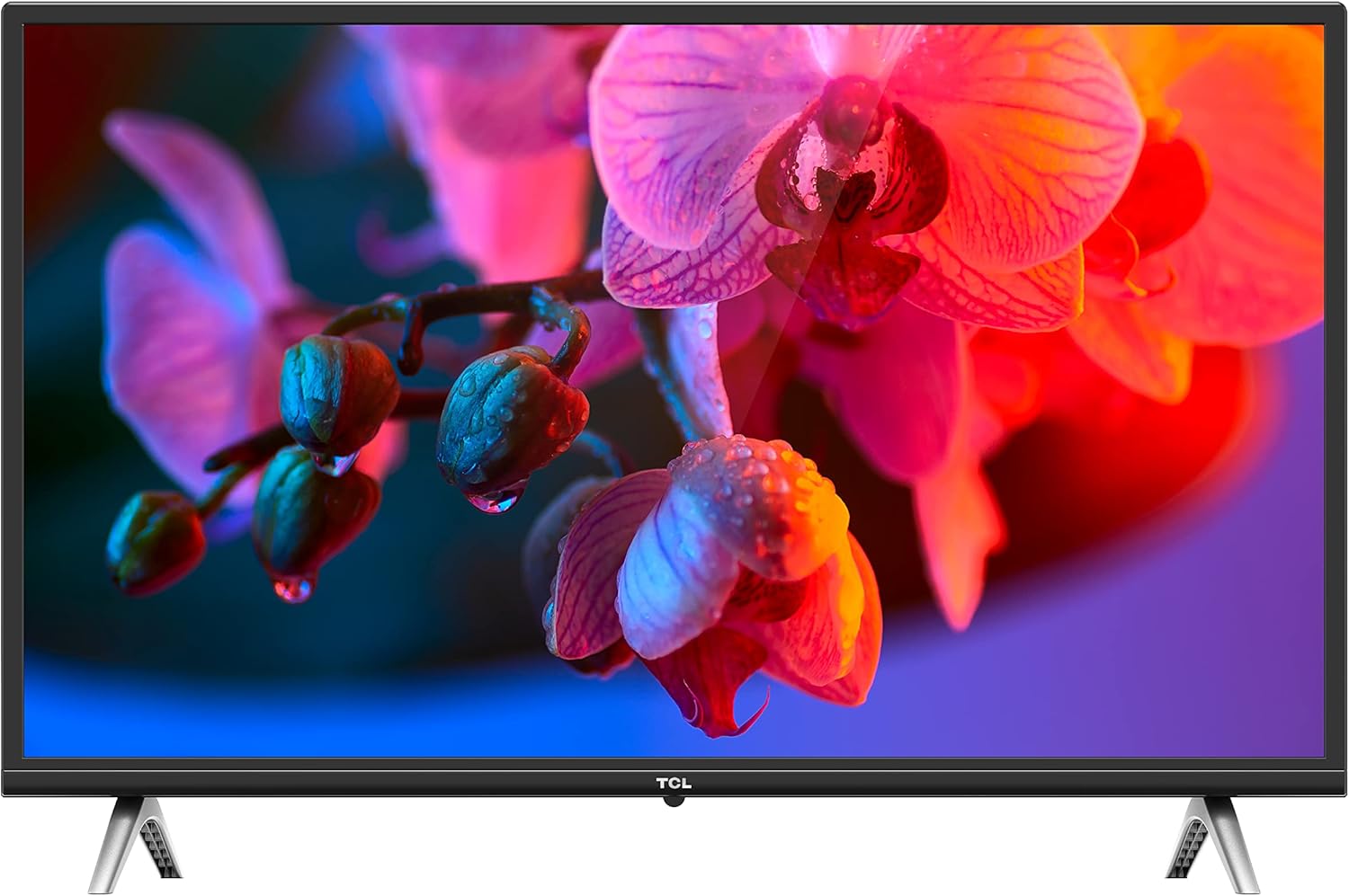 TCL 32D4300, TV LED Slim 32 pollici, HD (Risoluzione 1366 x 768 pixels), Dolby Audio, Nero [Classe di efficienza energetica F]
