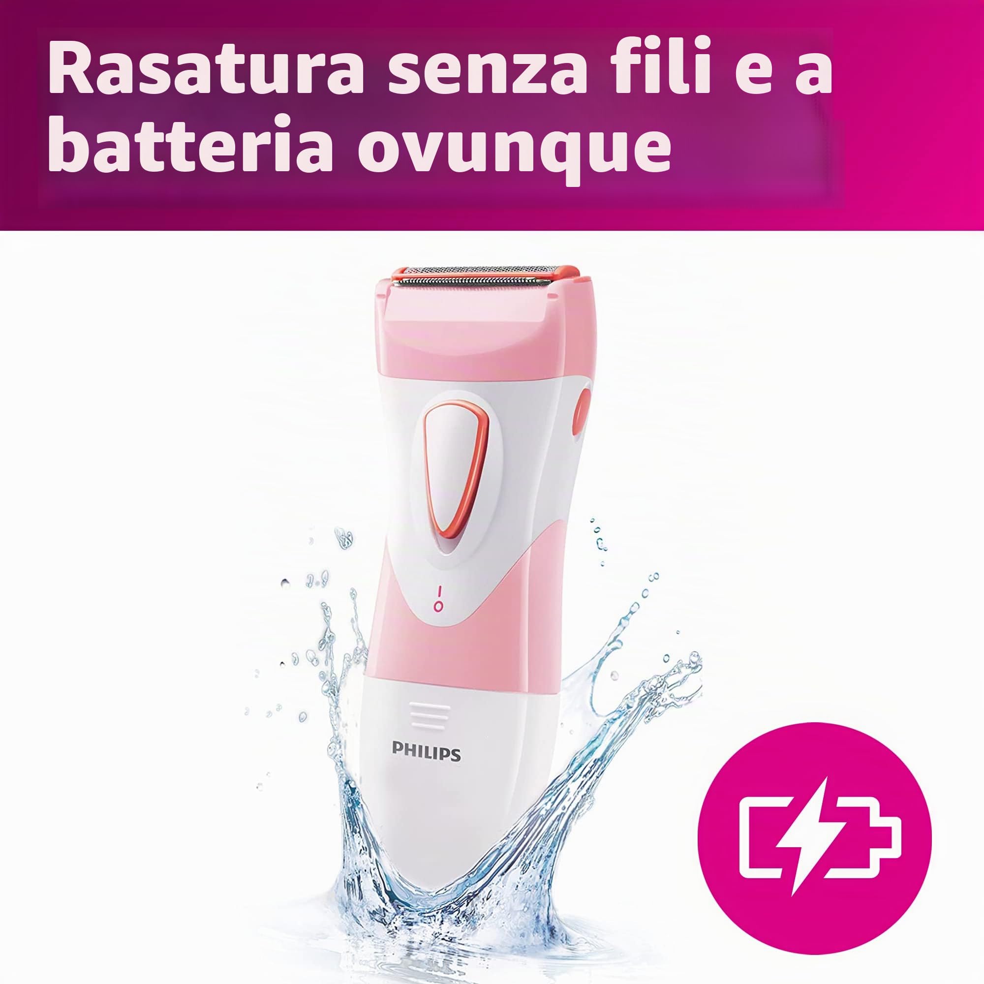 Philips SatinShave Essential Women s Electric Shaver for Legs, Cordless (HP6306)