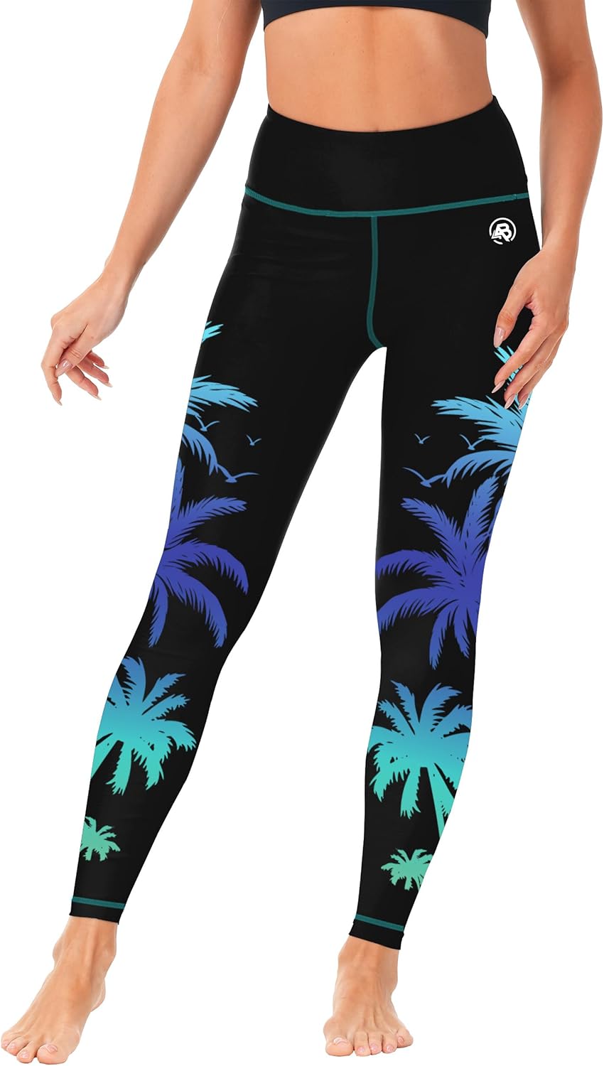 AOBUTE Women Swim Pants UPF 50+ Rash Guard Pants High Waisted Swimming Leggings