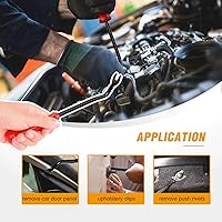 Vista 9 de GOOACC GRC-32 100 Pcs 100pcs Type Retainer for Lexus Toyota Body, Splash Shield Clips 90467-07201 Replacement, Quality Nylon Push Rivets with Bonus