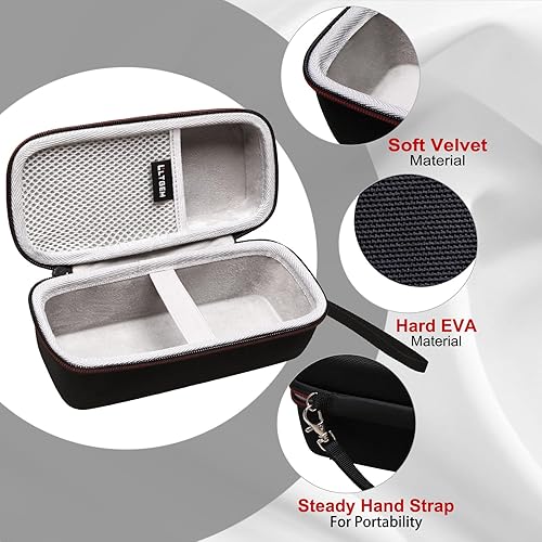 Miniatura 4 de LTGEM - Estuche rígido de transporte de viaje para afeitadora Conair GIRLBOMB y kit de esmalte corporal para mujeres, estuche rígido para maquinilla