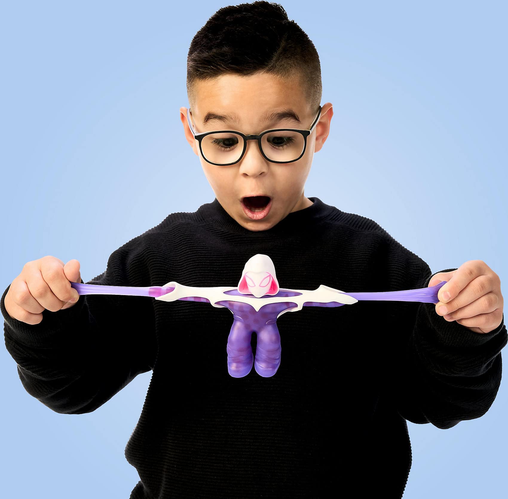 Heroes of Goo Jit Zu Marvel Hero Pack with Ghost Spider: Super Stretchy Marvel Hero with Exciting Slime Filling - 11.5cm Tall - Image 4