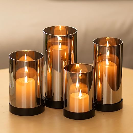 Hewory Wind Light Glass Black Decoration – 9 cm