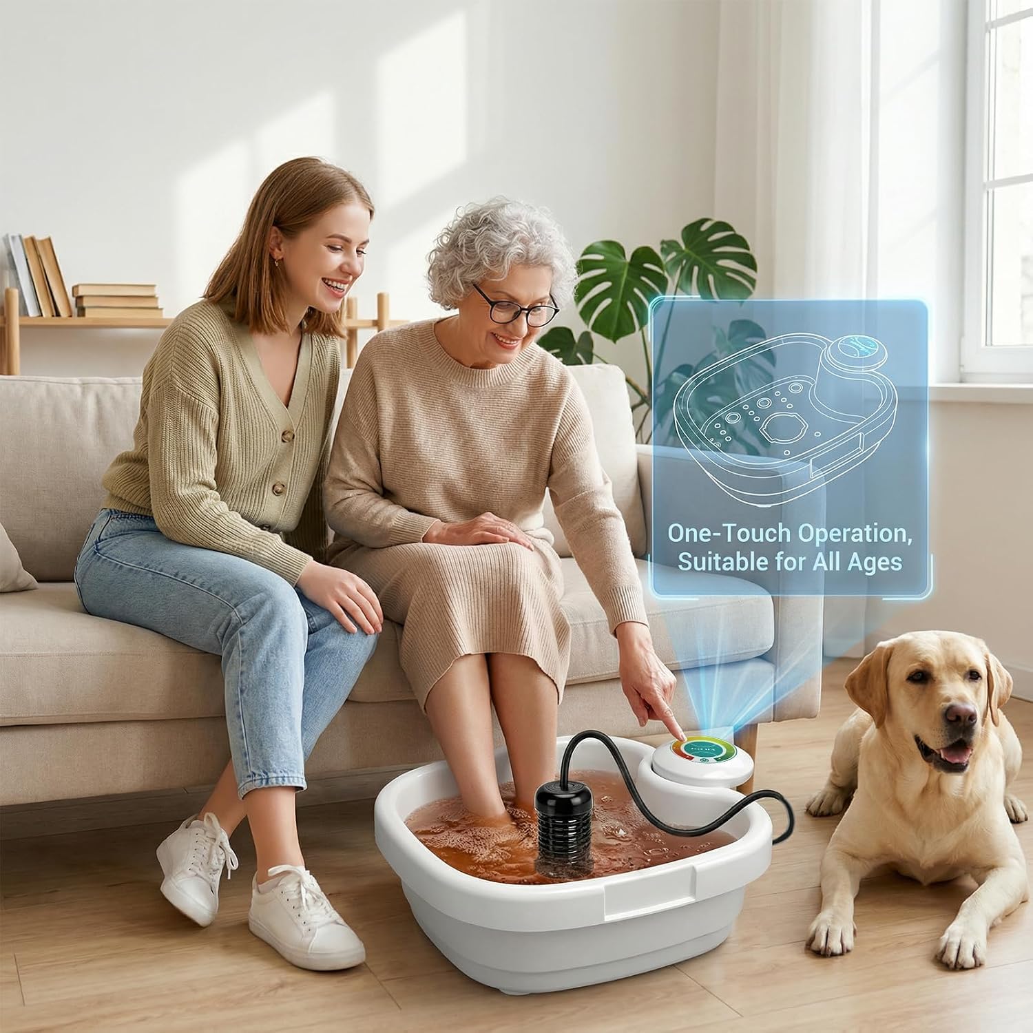 Máquina de desintoxicación iónica para baño de pies con lavabo, controlador