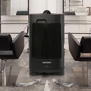 1400 W electrónico Cubo de Basura Professional, Aspiradora de Pelo,Ultrarrápido y Potente, con Depósito De 2.7 L, Recogedor Eléctrico, para cocinas, peluquerías