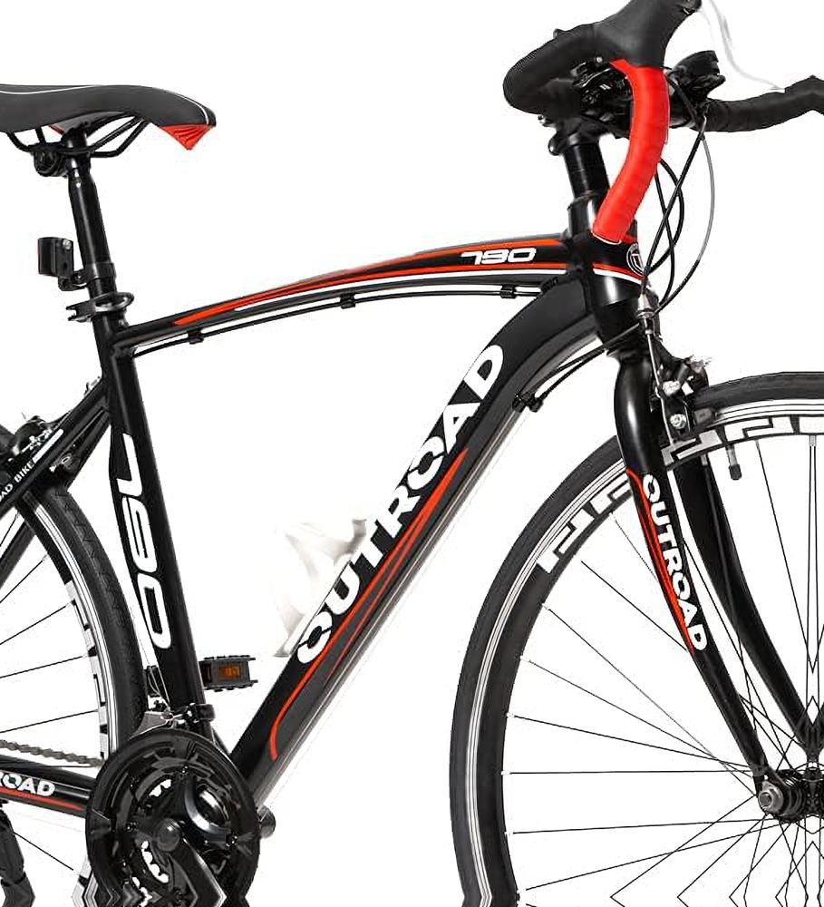 Amazon.com : Outroad Road Bike 14-21Speed 700C Wheel with Light