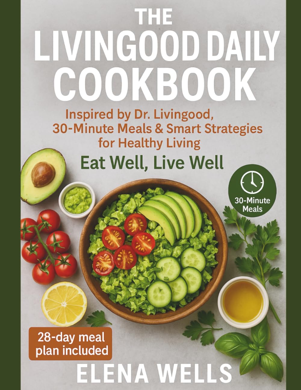 The Living Good Daily Cookbook: Inspired by Dr. Livingood, 30-Minute Meals & Smart Strategies for Healthy Living - Eat Well, Live Well