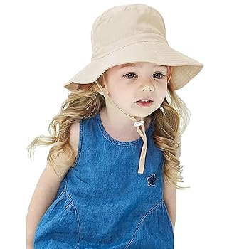 Cappello Da Sole Bambini UPF 50+ - Tesa Larga, Pieghevole, Per Spiaggia E Esterno, Taglie XS-M - Foto 2