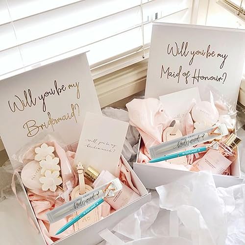 Miniatura 8 de LADY&HOME 10 bolígrafos de dama de honor, bolígrafos de diamantes grandes, bolígrafos de metal de cristal, regalos para mujeres, regalos de boda,