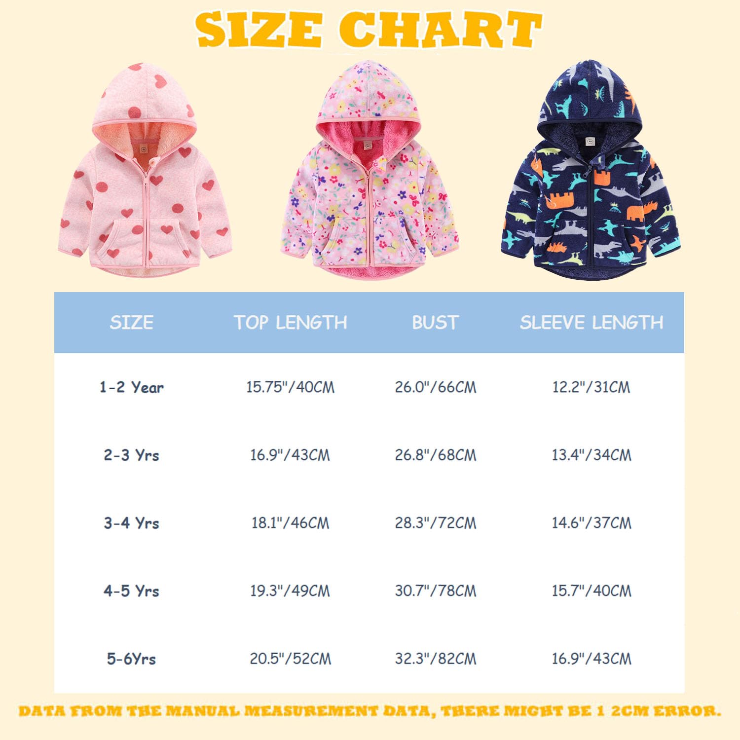 Bebés Niñas Niños Chaqueta Polar con Cremallera Otoño Invierno Abrigo Gruesa Ropa Caliente Para Niños Pequeños