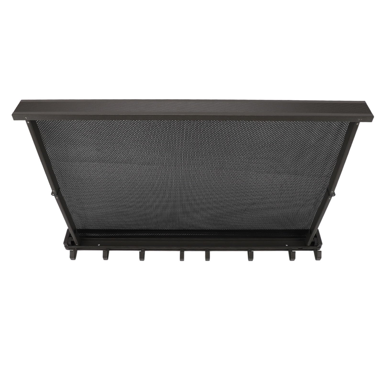Ejoyous Balkonowa Suszarka do ubrań Montowana na ścianie, Aluminiowy Wysuwany Wieszak na Pranie 60 Cm, Składana Powierzchnia Siatkowa Swetry i Codzienne Pranie, do Okna Sypialni w łazience (GRAY)