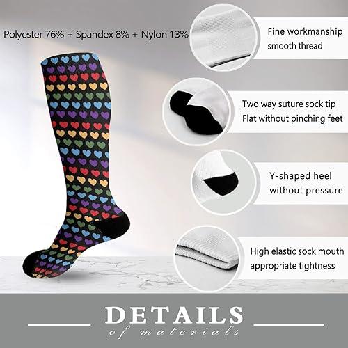 Miniatura 6 de devor Crew Socks for Women Casual for Women's Socks Rain Boot Socks Funny LGBT LGBTQ love is love lesbian gay Prides bi Prides Socks