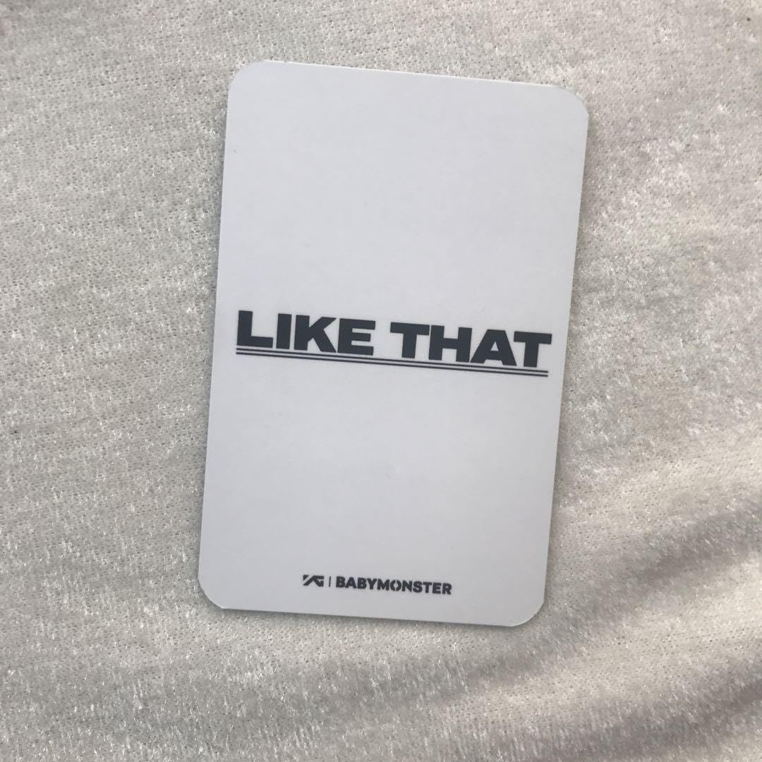 BABYMONSTERチキータ ベビモンLIKE THATサノク事前収録トレカ