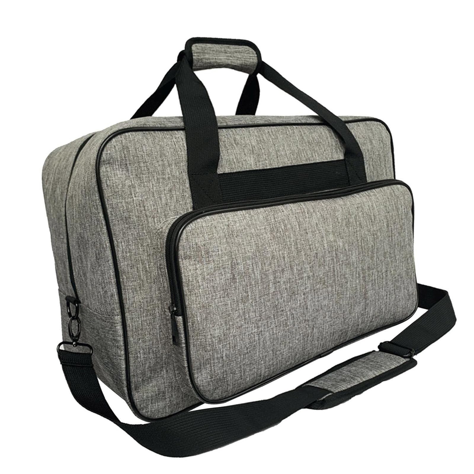 Bolsa de transporte para máquina de coser, a prueba de polvo, con asas, para llevar con asas, gris claro, Talla única